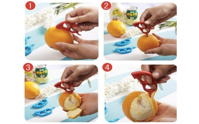 Pisau untuk membersihkan jeruk