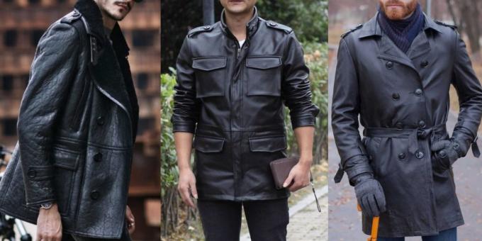 Pria Mode - 2019: jaket dan mantel kulit