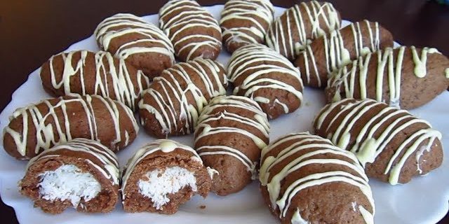 Chocolate cookies dengan kelapa