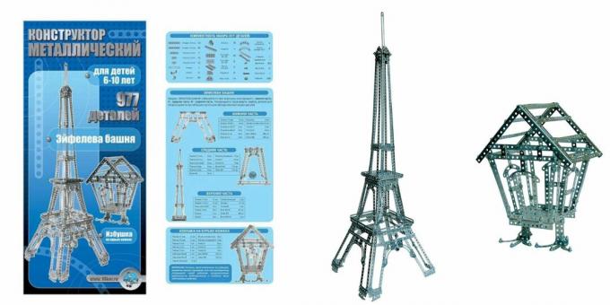 Konstruktor logam "Menara Eiffel"
