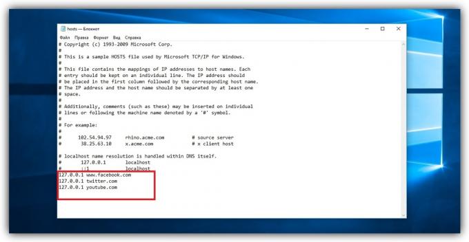 Cara memblokir situs di Windows menggunakan host file