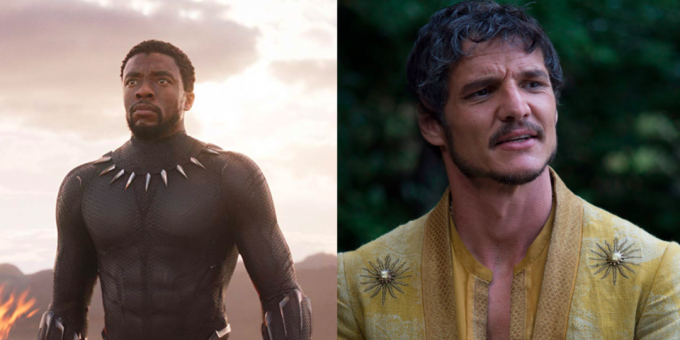 karakter Bandingkan "The Avengers" dan "Game of Thrones". Black Panther dan Oberyn Martell