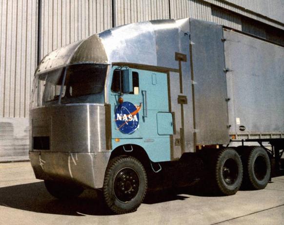 Keren mobil NASA: truk aerodinamis
