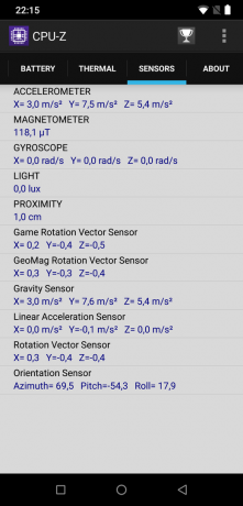 UMIDIGI Z2: CPU-Z