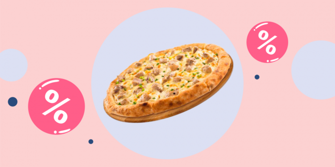 Kode promo untuk pengiriman makanan sebelum 8 Maret: empat pizza dengan diameter 30 cm seharga 1.290 rubel di FoodBand