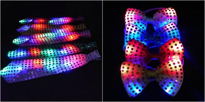 Produk untuk pesta: ikatan Glowing dan kupu-kupu