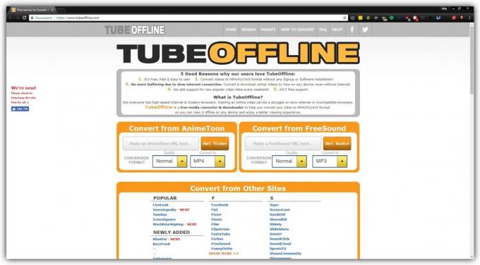 Cara untuk mendownload video tanpa pemrograman: TubeOffline