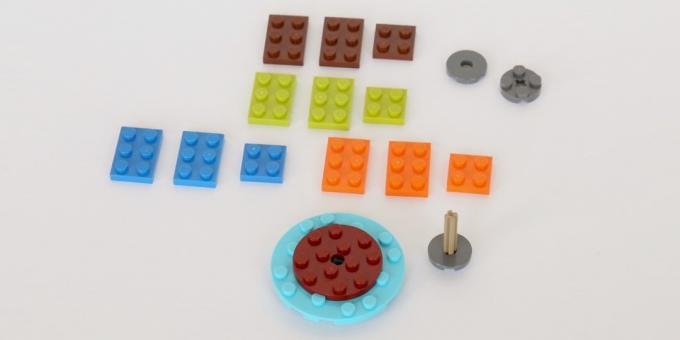 bagaimana membuat pemintal dari Lego
