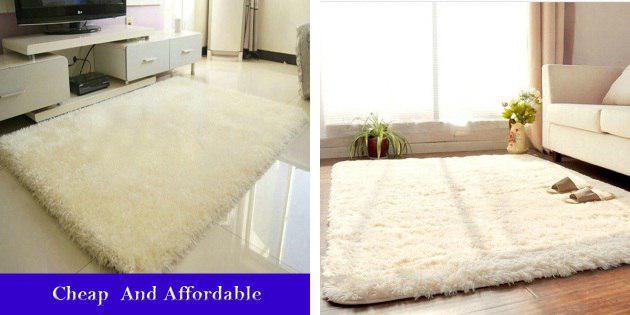 putih dan lembut karpet