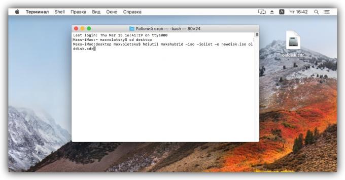 Cara membuat disk image di MacOS