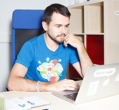 Alex Lazorenko, BlaBlaCar: «Metode saya bekerja dengan tugas sangat sederhana"
