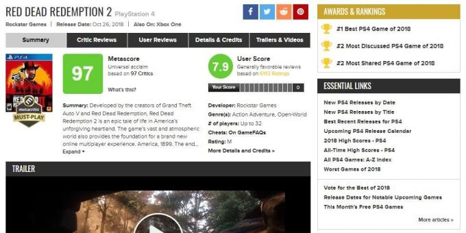 Dimana untuk mencari permainan: peringkat pada Metacritic