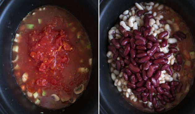  Cara membuat sup kacang: tambahkan piring sayuran dengan tomat di jus Anda sendiri