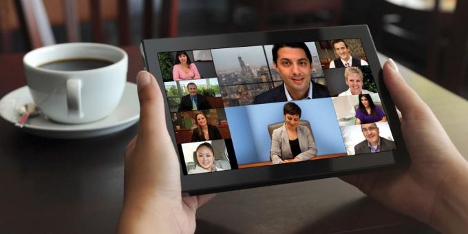 Mengapa tablet relevan: Videoconferencing
