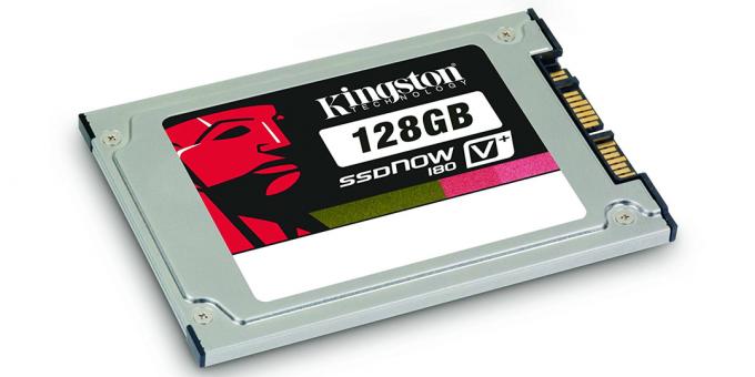 Apa SSD terbaik: Compact disk Kingston SSDNow V + 180 dalam faktor bentuk 1.8 "