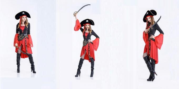 Kostum untuk Halloween: bajak laut