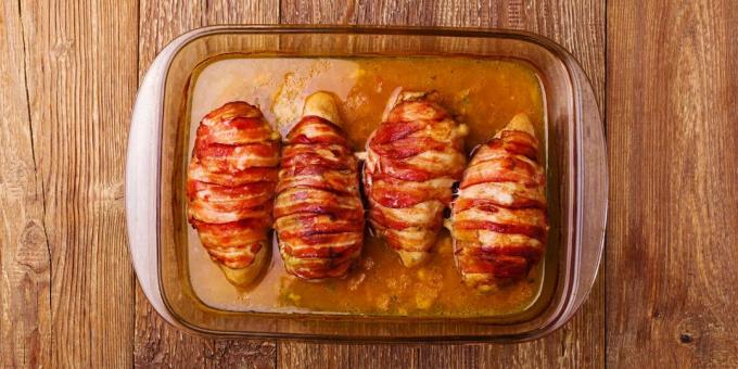 resep ayam roll dengan daging dan keju