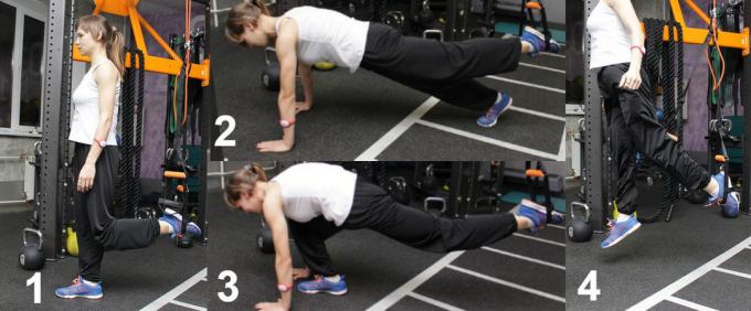 loop untuk pelatihan: Burpee