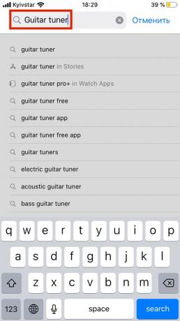 Bagaimana menyetel gitar Anda melalui aplikasi pada smartphone