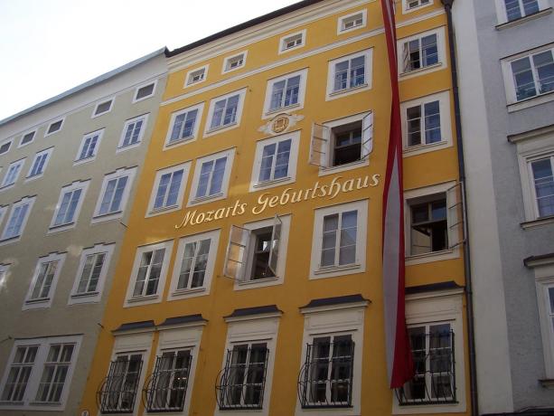 Rumah di Salzburg mana Mozart dilahirkan
