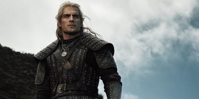 Henry Cavill dalam peran Geralt dalam seri "The Witcher"