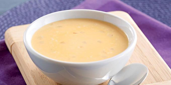 Sup dengan keju meleleh - enak dan murah