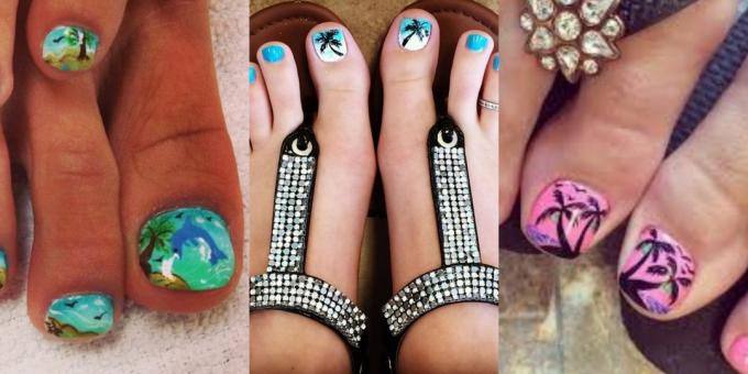 pedicure trendi 2018 Pantai