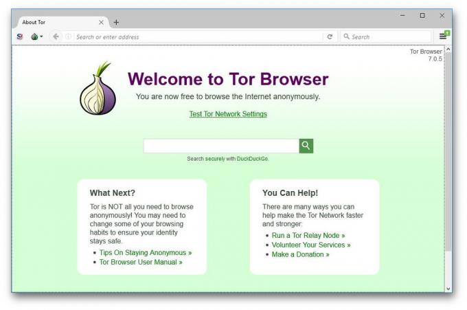 informasi pribadi: Tor