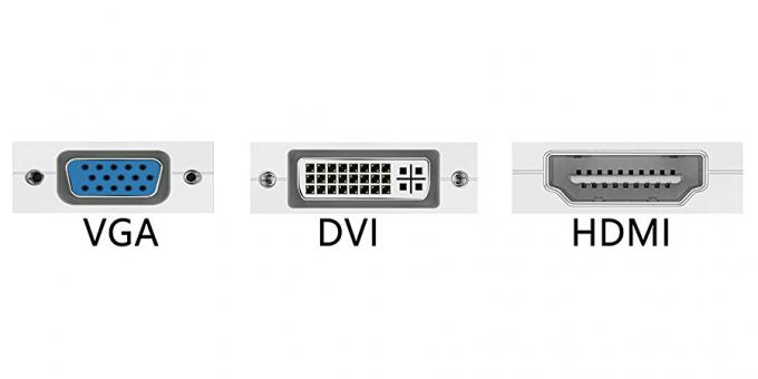 Bagaimana menghubungkan komputer Anda ke TV melalui kabel: jenis port
