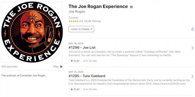 podcast menarik: The Joe Rogan Pengalaman