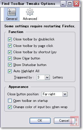 Cari Toolbar Tweaks Mengoptimalkan ekspansi cari di Firefox