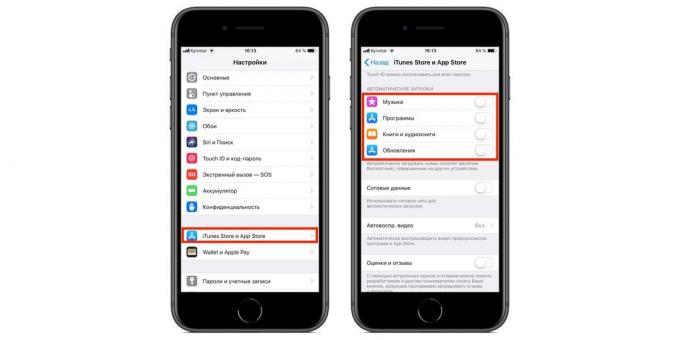 Cara mengkalibrasi baterai iPhone Anda: download otomatis Nonaktifkan