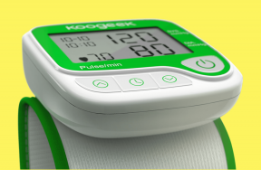Sekilas tonometer pintar Koogeek Cerdas Wrist Monitor Tekanan Darah