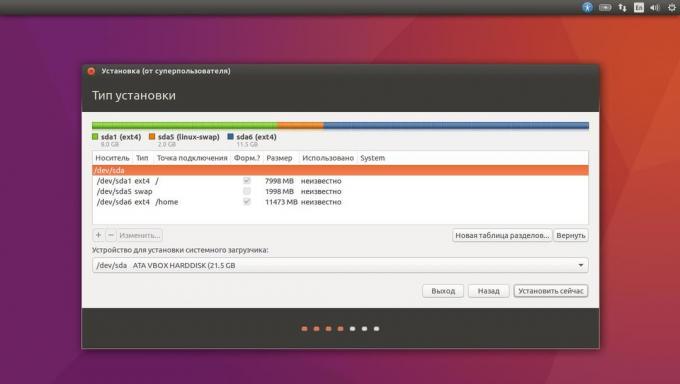 Install Ubuntu bukan sistem saat ini dalam mode manual