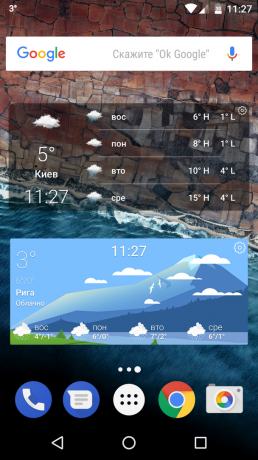 Cuaca Wiz: jumlah data pada widget