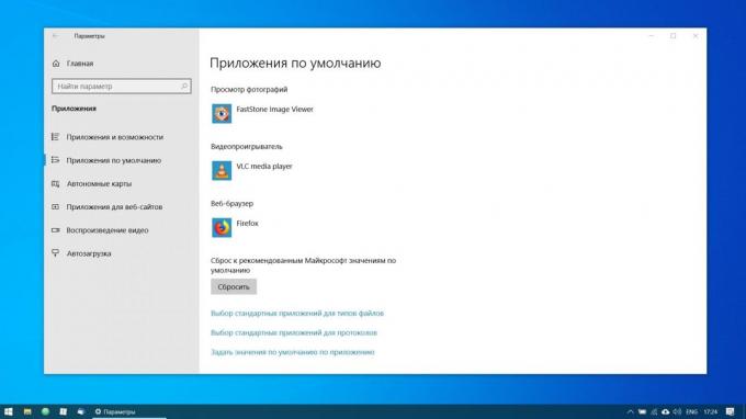 Konfigurasi Windows 10: Perubahan aplikasi bawaan