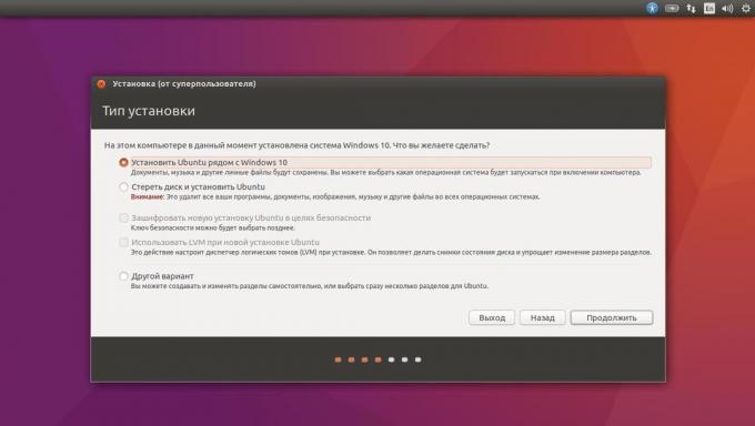 Install Ubuntu di samping sistem saat otomatis