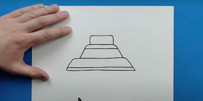 Cara menggambar tangki: gambarkan sebuah menara