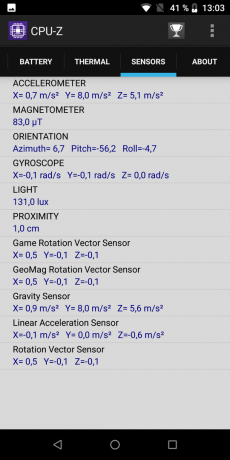 Ulefone Daya 5. CPU-Z