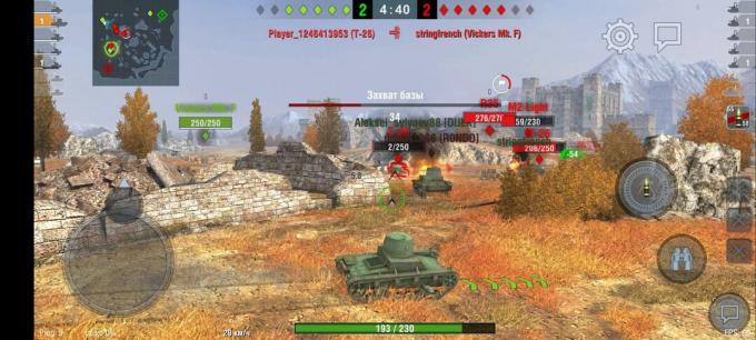 Kemampuan grafis Realme X3 Superzoom di World of Tanks: Blitz