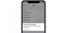 IPhone layar 11 perlu diubah dalam layanan resmi